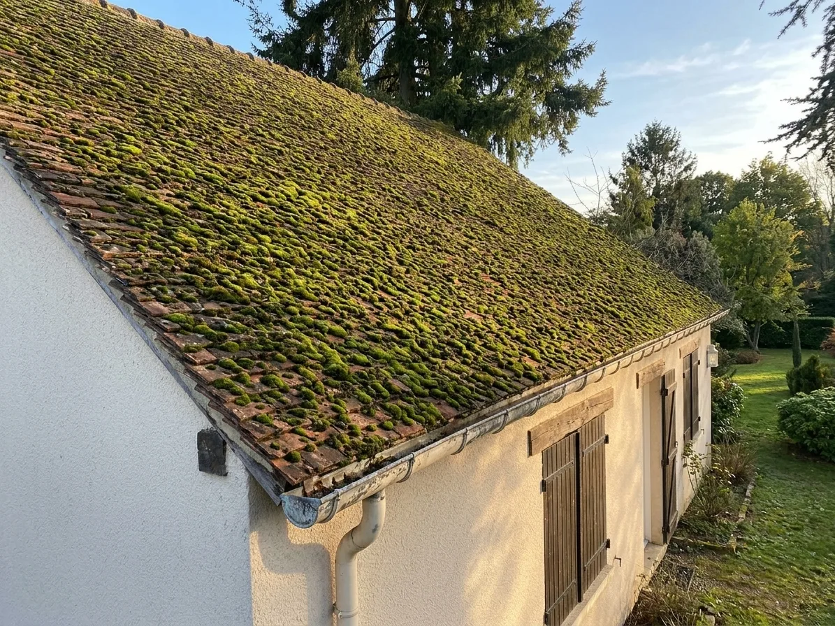 Démoussage de toiture à Champs-sur-Marne
